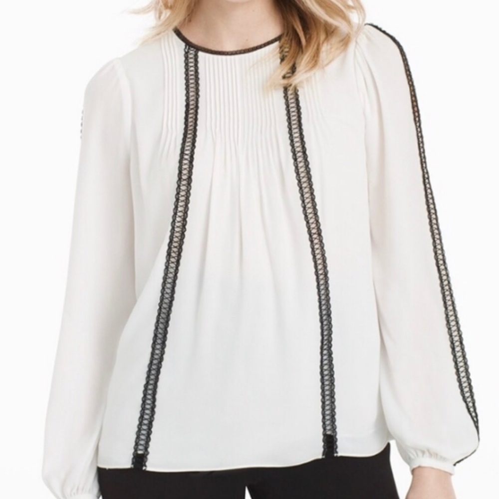 NWOT White HouseBlack Market Long Sleeve Blouse